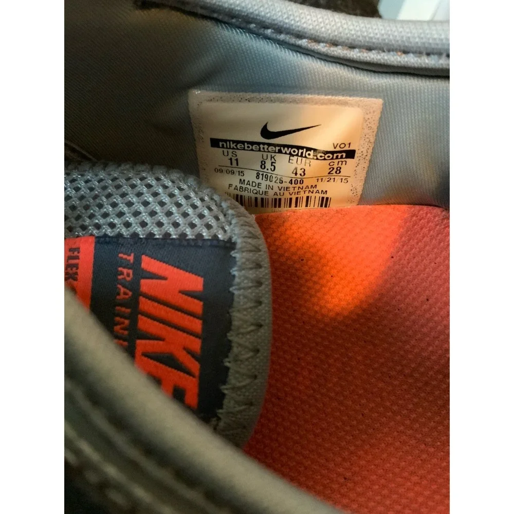 Nike Flex Womens‎ Blue And Neon Pink Athletic Running Shoes Sneakers Size 11